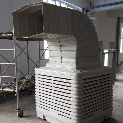伟雪4kw工业冷风机单冷水空调环保水冷空调网吧工厂井水制冷风扇